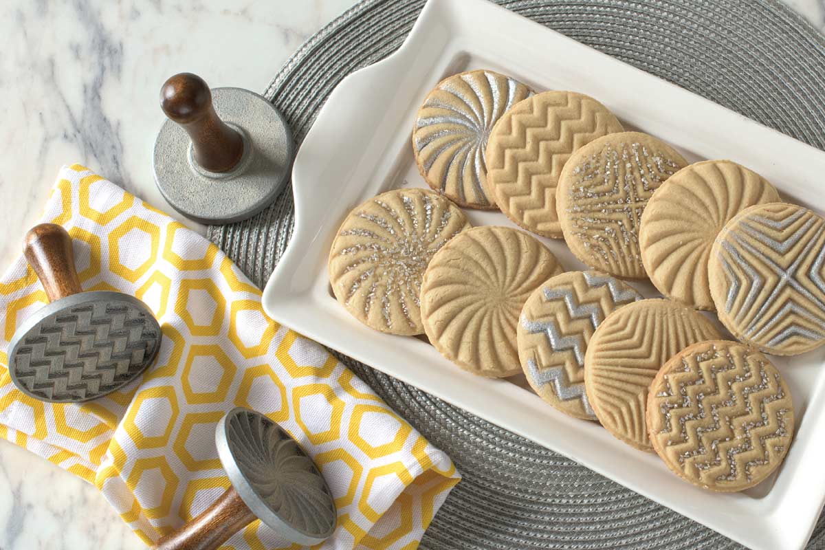 Brown Sugar & Cardamom Stamped Shortbread Cookies - Nordic Ware